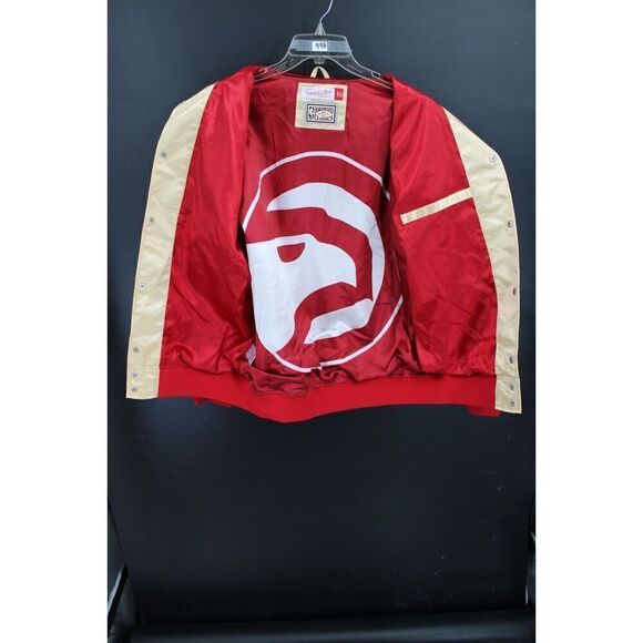 MITCHELL & NESS MEN'S ATLANTAM HAWKS JACKET SIZE LARGE (NWOT) - Picture 7 of 10